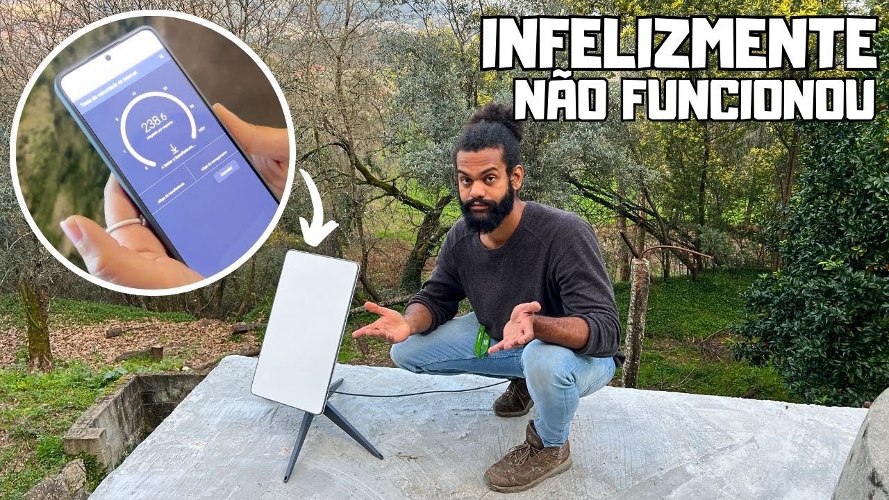 INSTALAMOS UMA STARLINK NO NOSSO SÍTIO (INTERNET DO ELON MUSK)