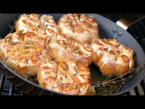 SMOKED & ROASTED GARLIC - The Gold of Barbecue Video