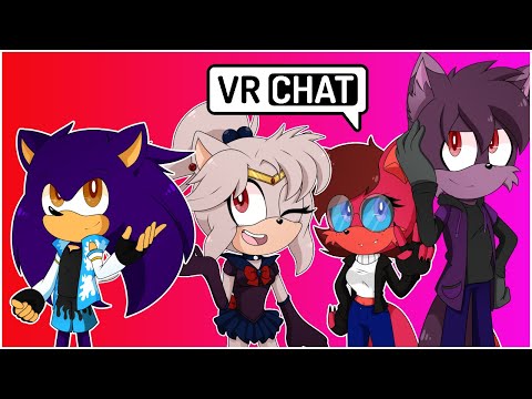 DARK AND KADI GO ON A DOUBLE DATE WITH CHIRS AND PEACE IN VR CHAT