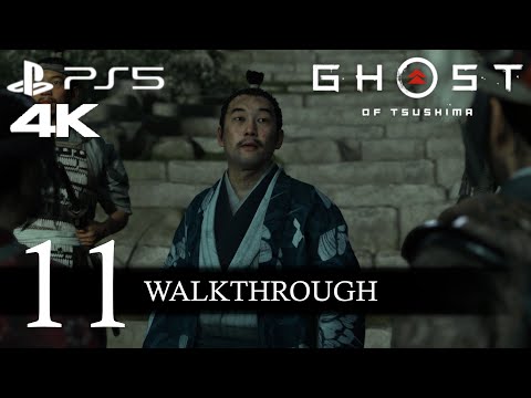 Ghost of Tsushima Walkthrough Part 11 (No Commentary/Full Game) PS5 4K
