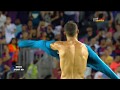 Cristiano Ronaldo raises his shirt in front of Camp Nou fans  HD 1080i