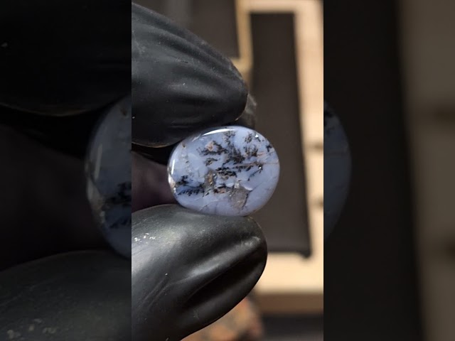 حجر عقيق شجري طبيعي