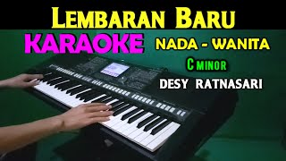 Download lagu LEMBARAN BARU -  Desy Ratnasari | KARAOKE Nada Wanita, HD mp3