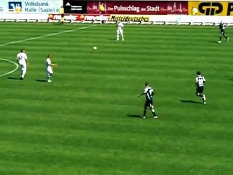 Hallescher FC - Rot-Weiß Erfurt  Situation,die zum 11er führte