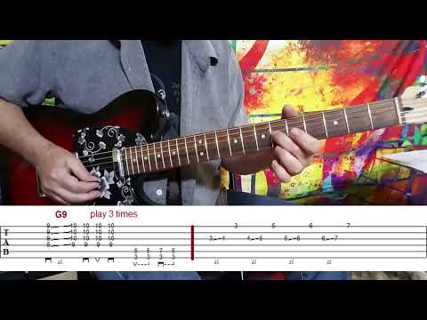 BLUES-ROCK GUITAR LESSON - COMBINING RHYTHM AND LEAD