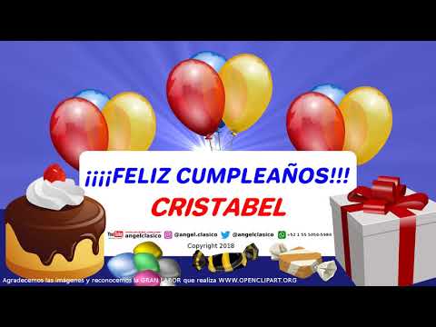 CRISTABEL FELIZ CUMPLEAÑOS Angelclasico