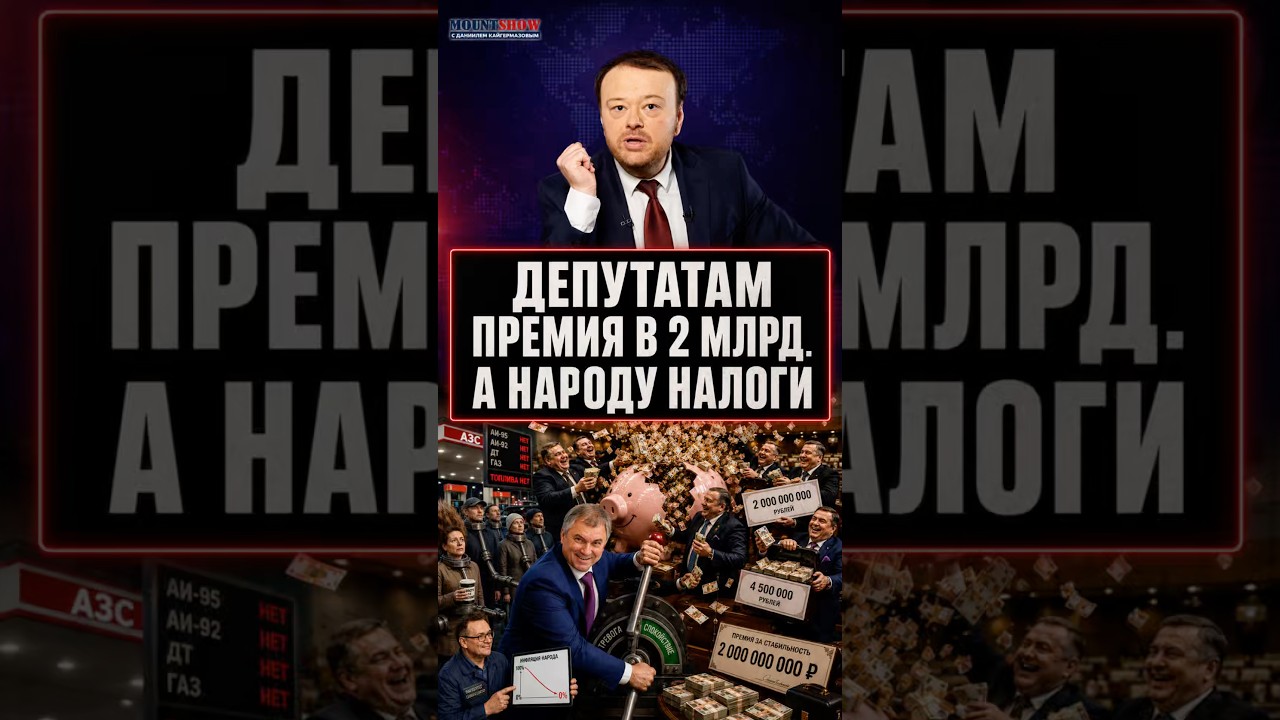ВОЛОДИН НАШЁЛ ДЕПУТАТАМ 2 МИЛЛИАРДА НА ПРЕМИИ #shorts