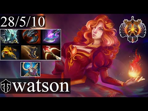 Entity.医者watson` - Lina | Carry Gameplay Dota 2 Patch 7.32d