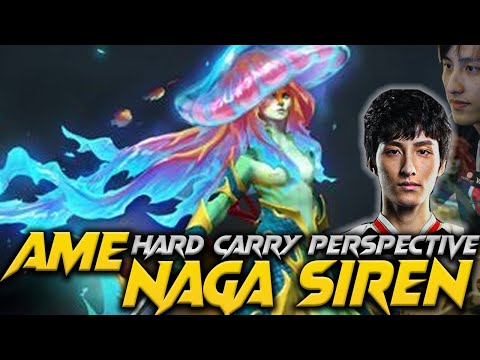 New Patch 7.37D - Ame Naga Siren The Hard Carry - Dota 2 Pro Gameplay #ame #nagasiren
