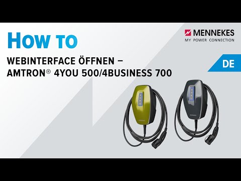 How to: Konfigurationsoberfläche öffnen – AMTRON® 4You 500 und AMTRON® 4Business 700