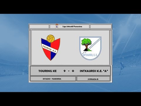 JORNADA 6: Resumen Touring KE 9-0 Intxaurdi K.E. "A"  (Liga Infantil Femenina)