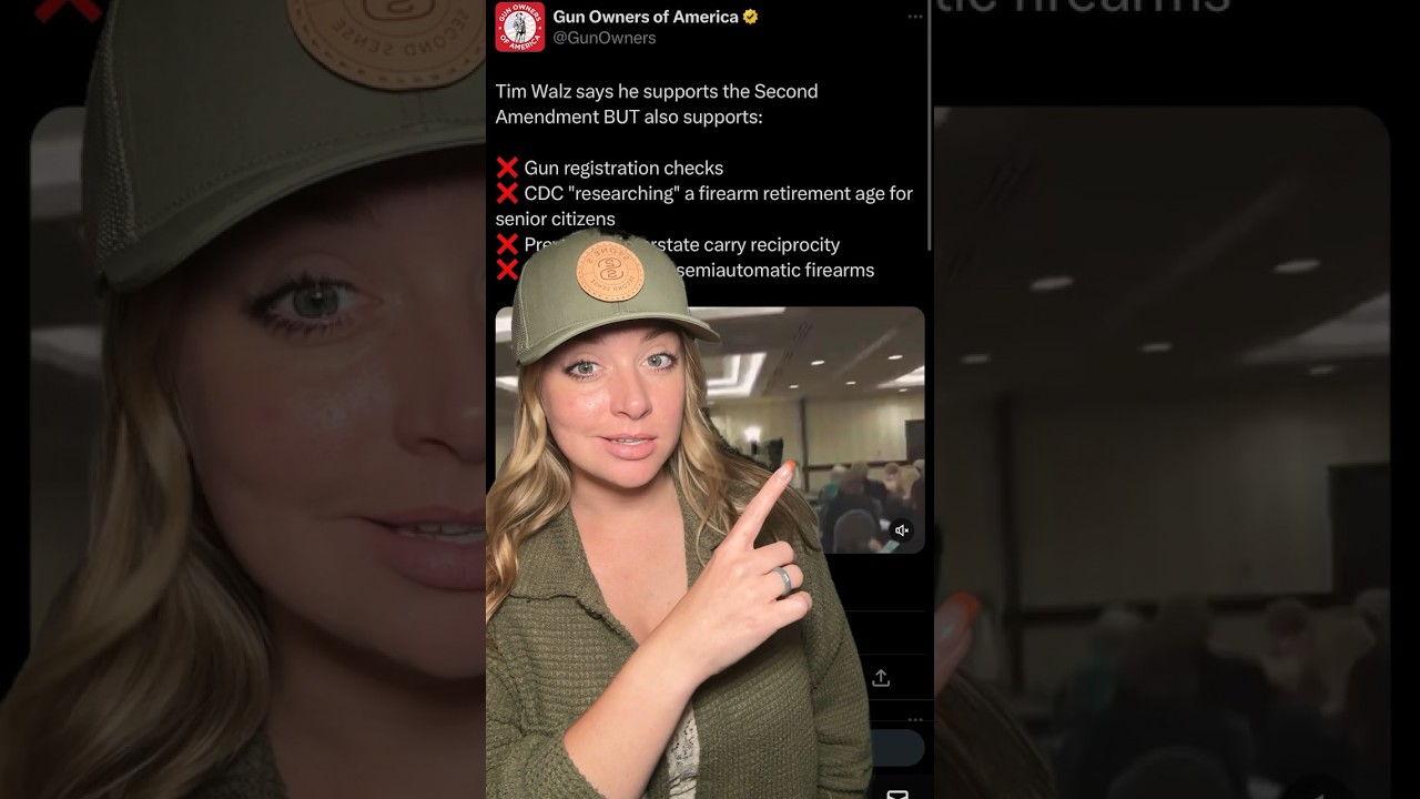 Walz: I Support The 2A… BUT... #2ndamendment #shortsvideo #shortsfeed #shorts