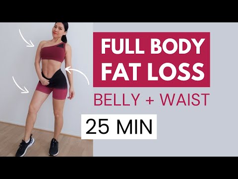 FULL BODY FAT LOSS IN 7 DAYS, 25 min standing cardio HIIT, no jumping