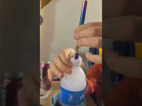 Gravity bong with a cart. #420 #shorts #yeah #high