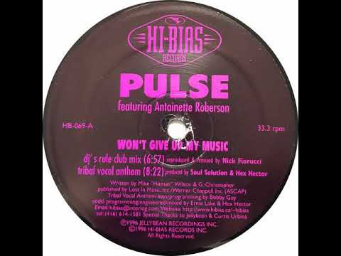Pulse feat. Antoinette Robertson - Won't Give Up My Music (DJ's Rule Club Mix)