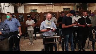 מעמד סליחות במערת המכפלה בהובלת הרב אורי שרקי – אלול תשפ"א