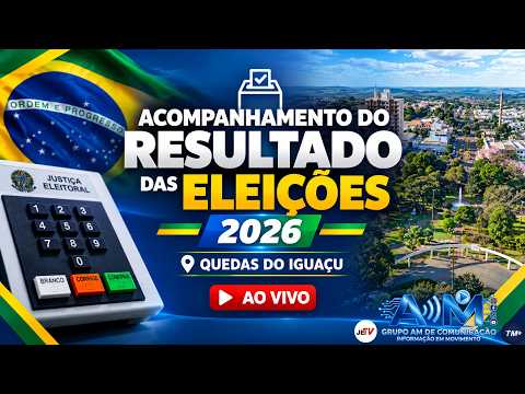 🗳️🔴 AO VIVO: COBERTURA ESPECIAL DAS ELEIÇÕES 2026 EM QUEDAS DO IGUAÇU!