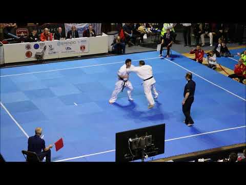 DiamondCup2018 Finale Senior+85kgs  Dorin RADU Spain Vs Yusaku WATANABE Japan