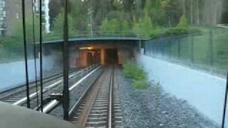 preview picture of video 'Metro Helsinki: Entering tunnel'