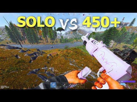 A SOLO WIPE DAY ON HIGH POP | Official Vanilla Server Rust