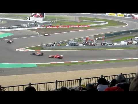 F1 GP Germany Großen preis Nurburgring 2011 t4 lap 5 one webber hamilton seb vettel alonso schumi