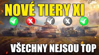 NE VŠECHNY NOVÉ TIERY XI JSOU TOP