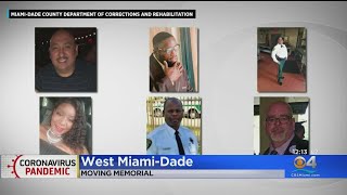 Miami-Dade Corrections Holds Memorial For Officers Who Died From COVID