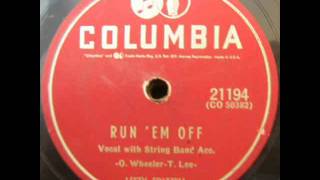 Lefty Frizzell   Run &#39;Em Off   Columbia 21194