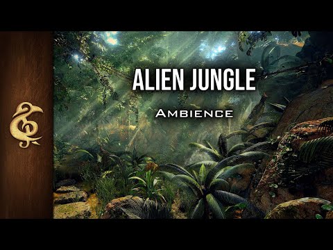 Alien Jungle | Eerie Fauna/Flora, Strange, Sci-Fi RPG Ambience | 3 Hours