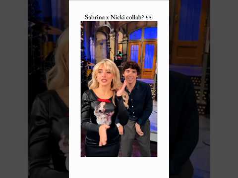 Sabrina loves her some Nicki Minaj😍#shorts #sabrinacarpenter #viral #tiktok #nickiminaj