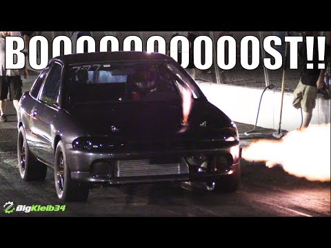 1000+hp Big Boost 4G63 AWD FLAME THROWING MONSTER! This thing WORKS!