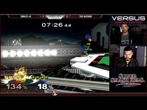 Versus Melee Weekly 2/14/16 -Losers R6- Smilez (Fox) vs The Author (Falco)
