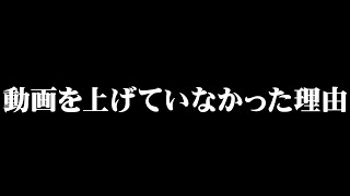 動画を投稿していなかった理由についてお話します。