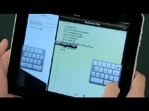 Hiding Keyboard Notes on an iPad : iPad Tips