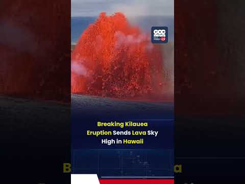 Kīlauea Volcano Erupts Again | Lava Fountains Reach 190m in Hawaii