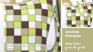Almofada Retangular Baby Selva | Ref: 51390