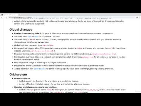 64.Changes From Bootstrap 3 To 4