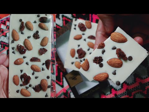 chocolike Belgium strawberry and almond with choco chips white chocolate bar 100g ₹399