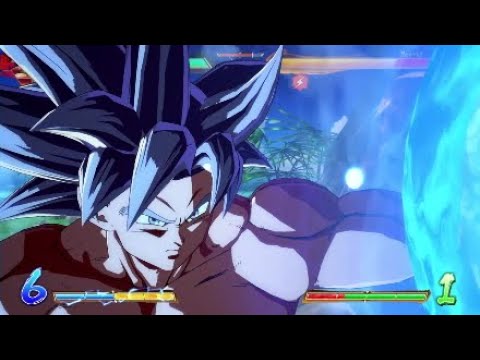 DBFZ - All of UI Goku's specials in one combo - This character is crazy!
