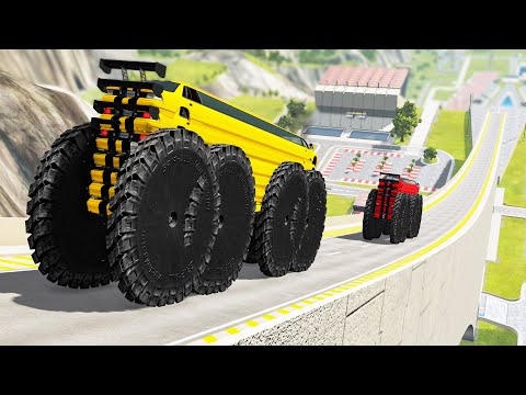 Сars High Jumping Crashes #13 - Beamng drive