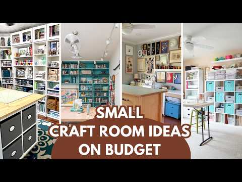 200 Small Craft Room Ideas on a Budget Organize with DIY Furniture and Smart Design Tips