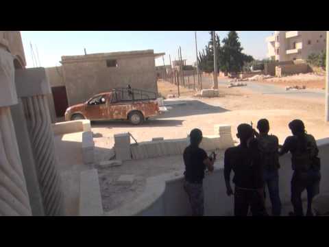 تمركز عناصر الجيش الحر في قرية كفر جوم في ريف حلب