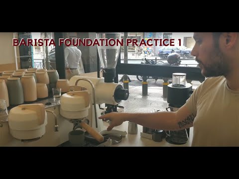 SCA Barista Foundation Practice 1 - The Barista Routine
