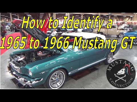 Identify a 1965 GT Mustang.  How to determine if a 1965 to 1966 Mustang is really a GT