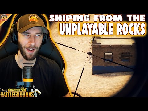 Kar98 Sniping from the Unplayable Rocks ft. Matthias, HollywoodBob, & OG Pickle - chocoTaco PUBG