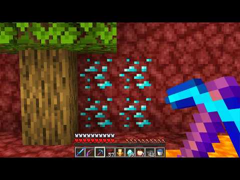 I Switched The Nether with Overworld in Minecraft...
