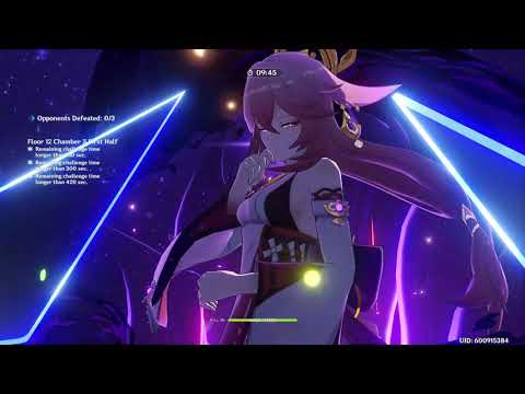 C0 Yae Miko Aggravate & C0 Al Haitham HyperBloom | Genshin Impact 4.1 Abyss | Floor 12 (9 stars)