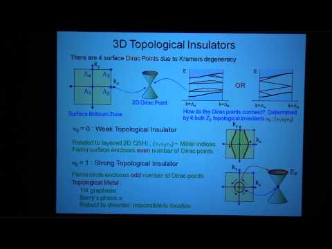 Prof. Charles Kane, "Topological Band Theory II", Part 5 of 5