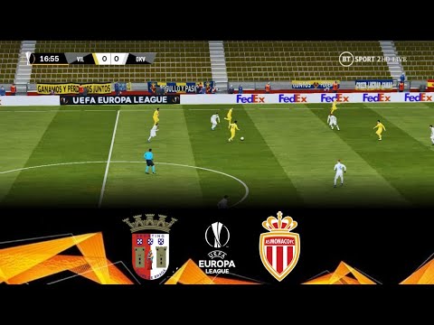 Braga Vs AS Monaco | UEFA Europa League | AS Monaco Vs Braga | Live Match Today