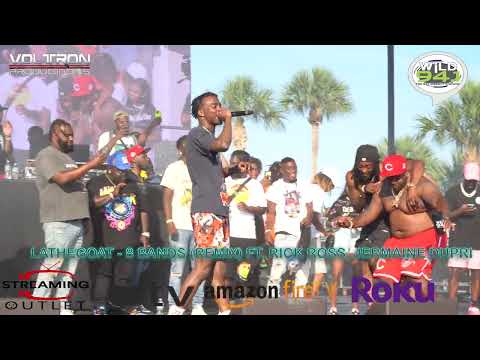 LaTheGoat "8 Bands Remix" ft  Rick Ross, Jermaine Dupri Live" @ Wild Splash 2022 #STREAMINGOUTLET